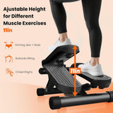 Transform Your Workout with the Mini Stepper with Resistance Bands - Nook & Nest