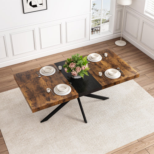 Elevate Your Dining Experience with Our Retro Rectangular Dining Table - Nook & Nest