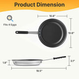 Ceramic Nonstick Frying Pan – Induction Compatible, Oven Safe, Dishwas - Nook & Nest
