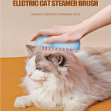 Blue Rechargeable Pet Grooming Brush with Mist Spray - Nook & Nest
