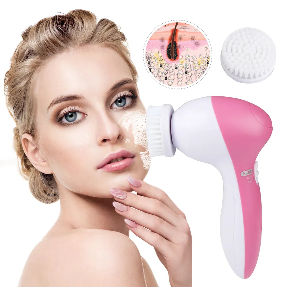 Waterproof Facial Cleansing Brush: Your At-Home Spa Experience - Nook & Nest