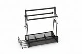 Black Metal BBQ Organizer with Paper-Towel Holder - Nook & Nest