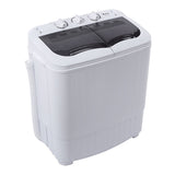 Effortless Laundry with the Semi-Automatic Gray Cover Washing Machine - Nook & Nest