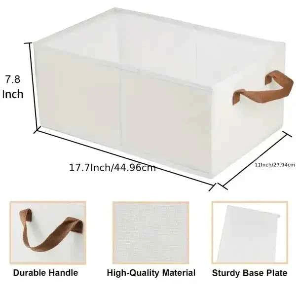 Foldable Clothes Storage Box with Window – Perfectly Organize Your Space with Style - Nook & Nest