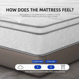 12-Inch Hybrid Queen Mattress, Cooling Gel Foam & Pocket Coils - Nook & Nest