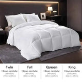 White Oversized Checkered Duvet Cover - Nook & Nest