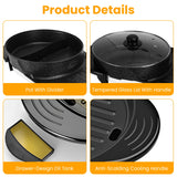 2200W Electric Hot Pot with Grill - Nook & Nest