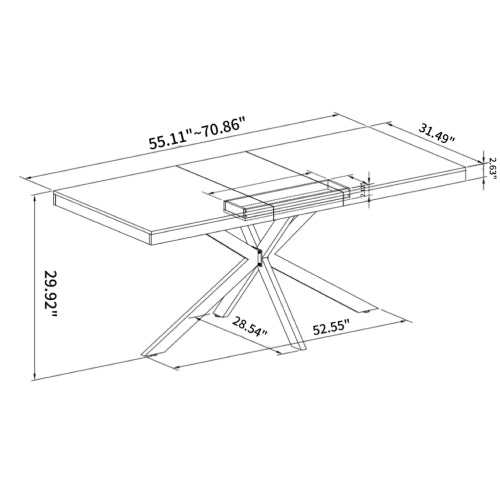 Elevate Your Dining Experience with Our Retro Rectangular Dining Table - Nook & Nest
