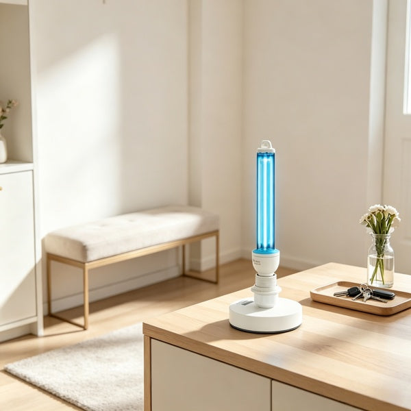 Experience a Cleaner Home with Our Portable UVC Lamp with Ozone Purifier - Nook & Nest
