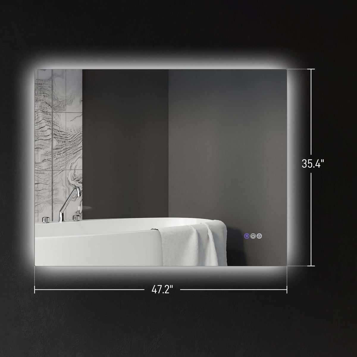 Transform Your Daily Routine with Our Backlit LED Bathroom Mirror - Nook & Nest