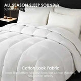 White Oversized Checkered Duvet Cover - Nook & Nest