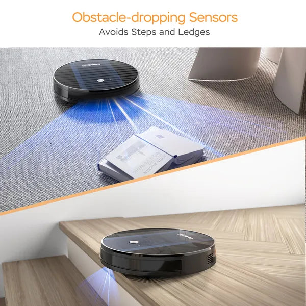 Geek Smart G6 Robot Vacuum; Ultra-Thin; 1800Pa Strong Suction; Automatic Self-Charging; App Control; Custom Cleaning; Great For Hard Floors To Carpets(Banned From Selling On Amazon) - Nook & Nest