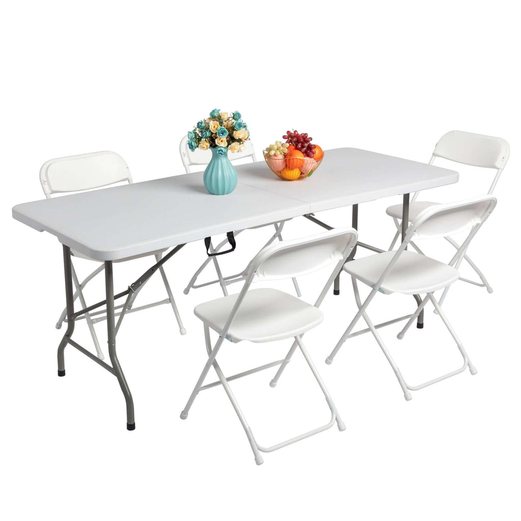 Versatile Portable Heavy Duty Folding Table - Perfect for Indoor & Outdoor Use - Nook & Nest