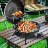 Portable Electric Countertop Grill – 1600W, Double-Layer Cooking Surfa - Nook & Nest