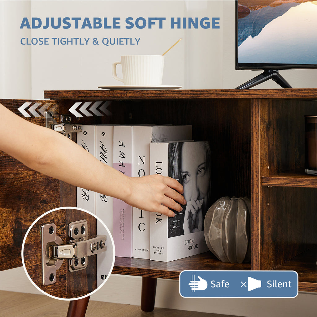 Modern TV Cabinet with Storage, Suitable For Home Living Room Office TV Cabinet - Nook & Nest