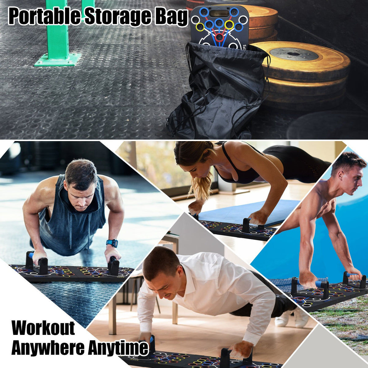 Transform Your Home Workouts with the Multifunctional Push Up Board – Your All-in-One Strength Training Solution - Nook & Nest