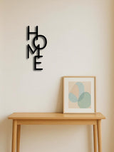Metal Wall Decor HOME Sign - Unique Wall Art for Bedroom Decoration & Thoughtful Gifts - Nook & Nest
