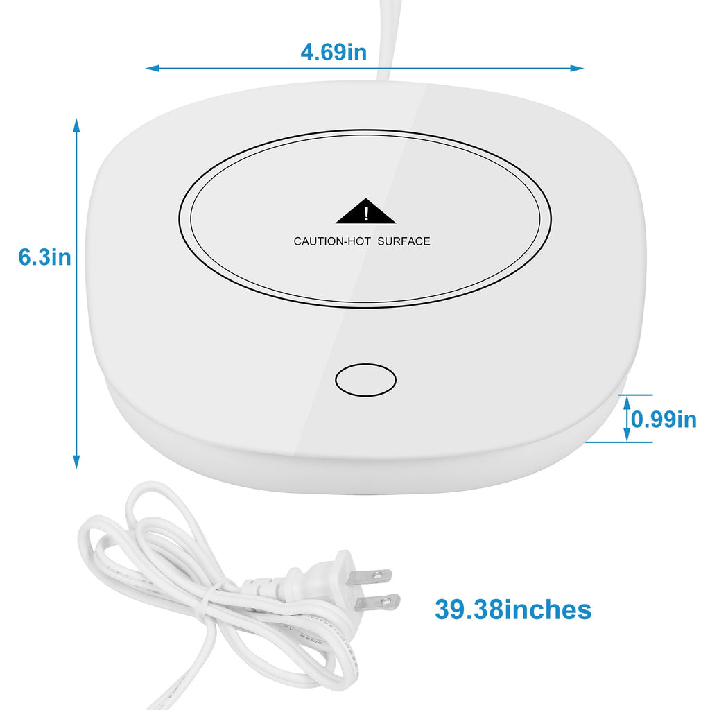 Auto Shut Off Coffee Mug Warmer: Keep Your Beverages Perfectly Warm - Nook & Nest