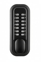 Mechanical Keyless Entry Door Lock, 14 Digit Keypad, Outdoor Gate Door Locks Set With Surface-mounted Latch, Water-proof Zinc Alloy, Keypad And Knob, Easy To Install, For Garden, Garage, Yard - Nook & Nest