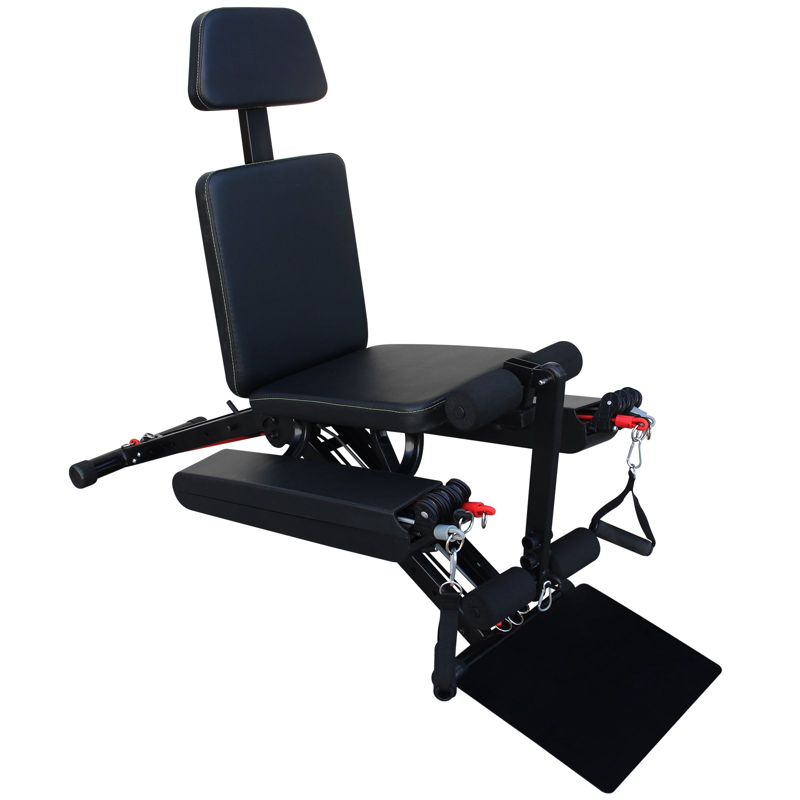 Multifunction Fitness Chair, Adjustable Strength Training Bench For Full Body Workout, Weight Bench With Fast Folding For Home Gym - Nook & Nest