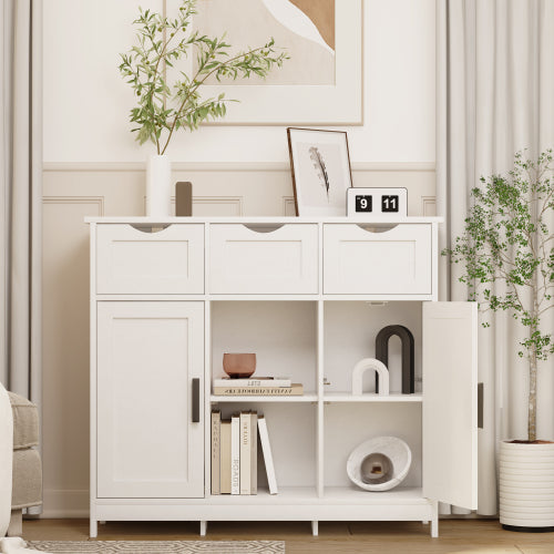 Stylish Wooden Storage Cabinet with Drawers for Effortless Organization - Nook & Nest