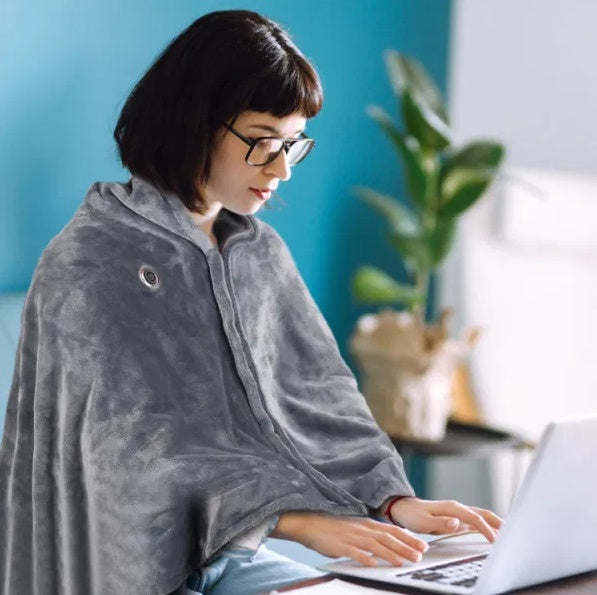 Stay Cozy Anywhere with Our USB Heated Blanket - Perfect for Home or Office - Nook & Nest