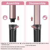 5-in-1 Curling Wand Set with 4 Barrels and Styling Brush - Nook & Nest