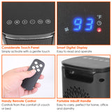 1500W Ceramic Space Heater with Remote and 90° Oscillation - Nook & Nest