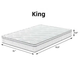 10-Inch Hybrid King Mattress – Gel Memory Foam + Pocket Coils, Medium - Nook & Nest