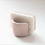 Diatom Mud Sink Caddy for Sponges and Scrubbers, Brown or Gray - Nook & Nest