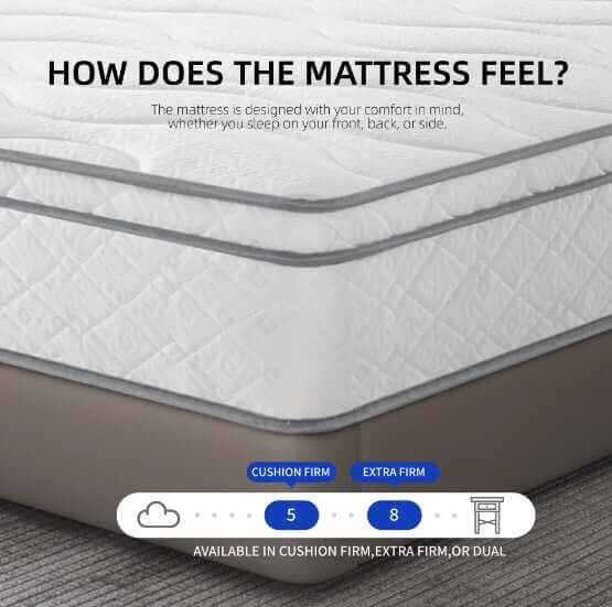 Experience Unmatched Comfort with Our 10 Inch Hybrid King Mattress - Nook & Nest