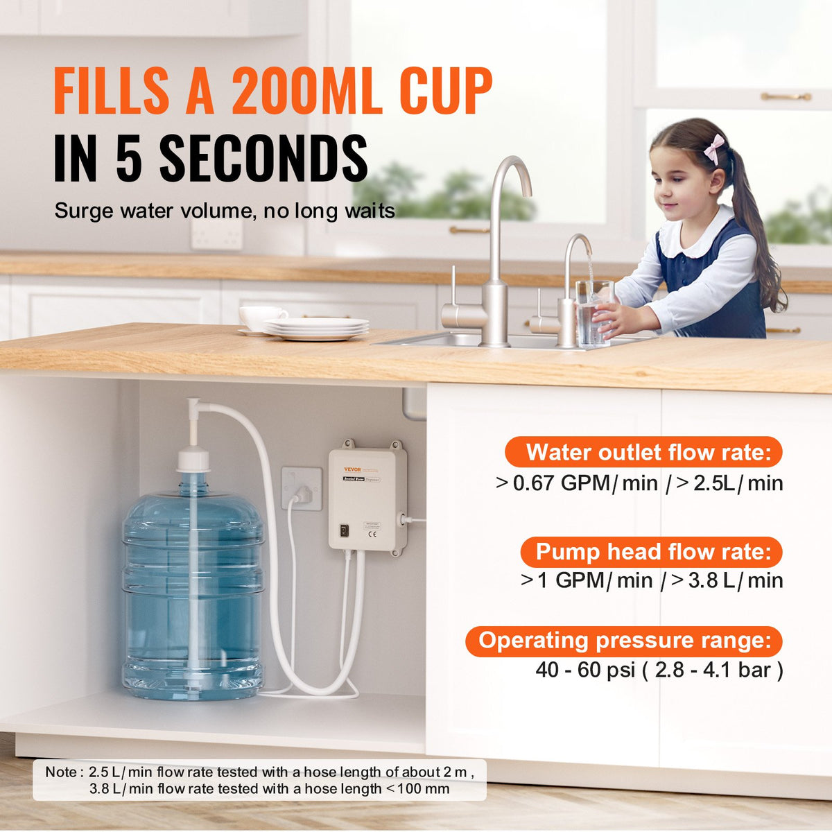 Electric Water Pump Dispenser for 5 Gallon Bottles - Automatic & Versatile - Nook & Nest