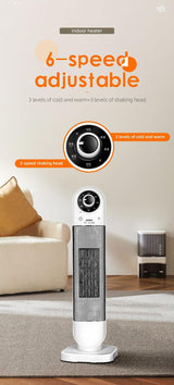 2000W Adjustable Indoor Heater with 6 Settings - Nook & Nest