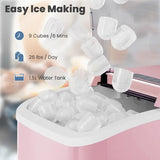 Portable Countertop Ice Maker with 2 Ice Sizes - Nook & Nest