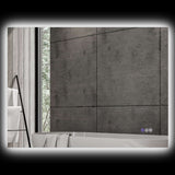 Backlit LED Bathroom Mirror, 1320 × 1030 mm - Nook & Nest