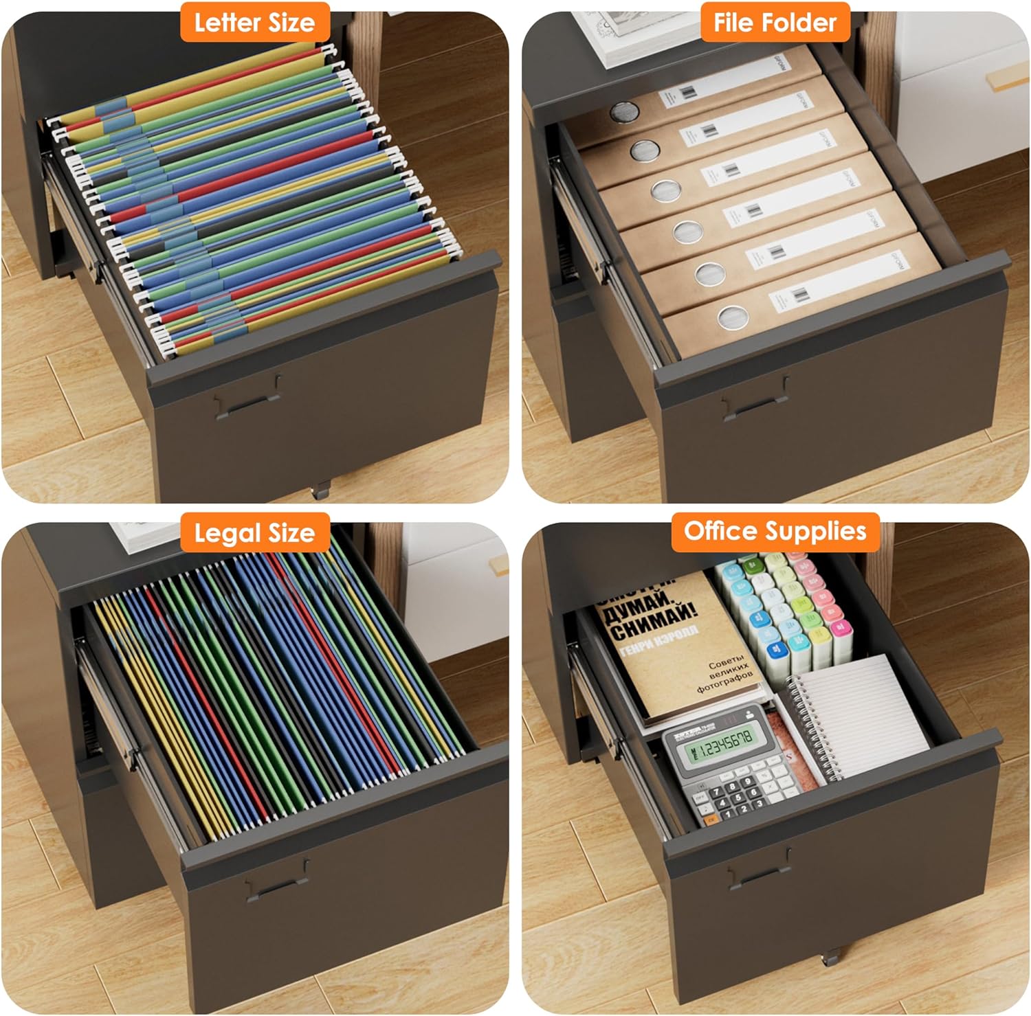 Transform Your Space with Our Mobile File Cabinet: Stylish Storage for Home & Office - Nook & Nest