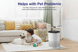 Air Purifier – H13 HEPA Filter, CADR 42m³/h, 4-Speed, Child Lock, 150× - Nook & Nest