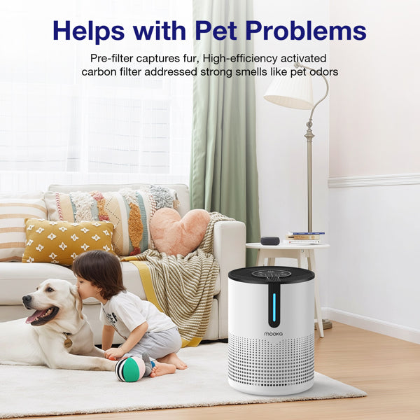 Experience Pure Air Anytime with the MOOKA Air Purifier for Home - Nook & Nest