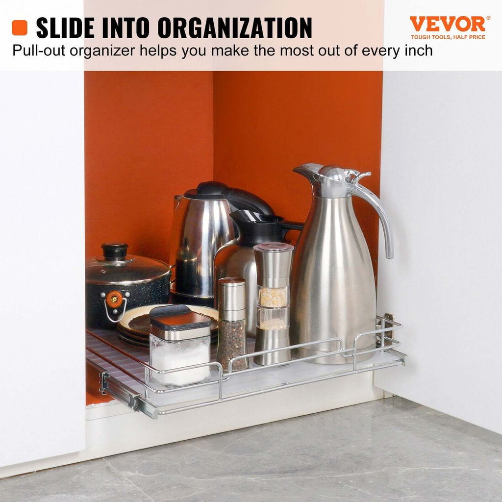 Transform Your Kitchen with the Heavy-Duty Slide-Out Pantry Shelf - Nook & Nest