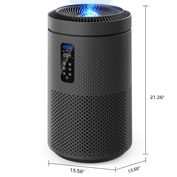 Transform Your Space with the Black Air Purifier with Star Projector - Nook & Nest