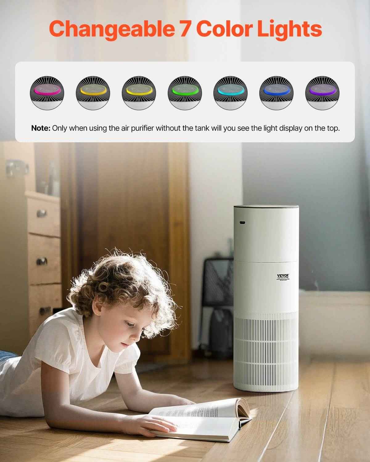 Breathe Easy with the True HEPA Air Purifier for Large Rooms - 11 Stage Filtration - Nook & Nest