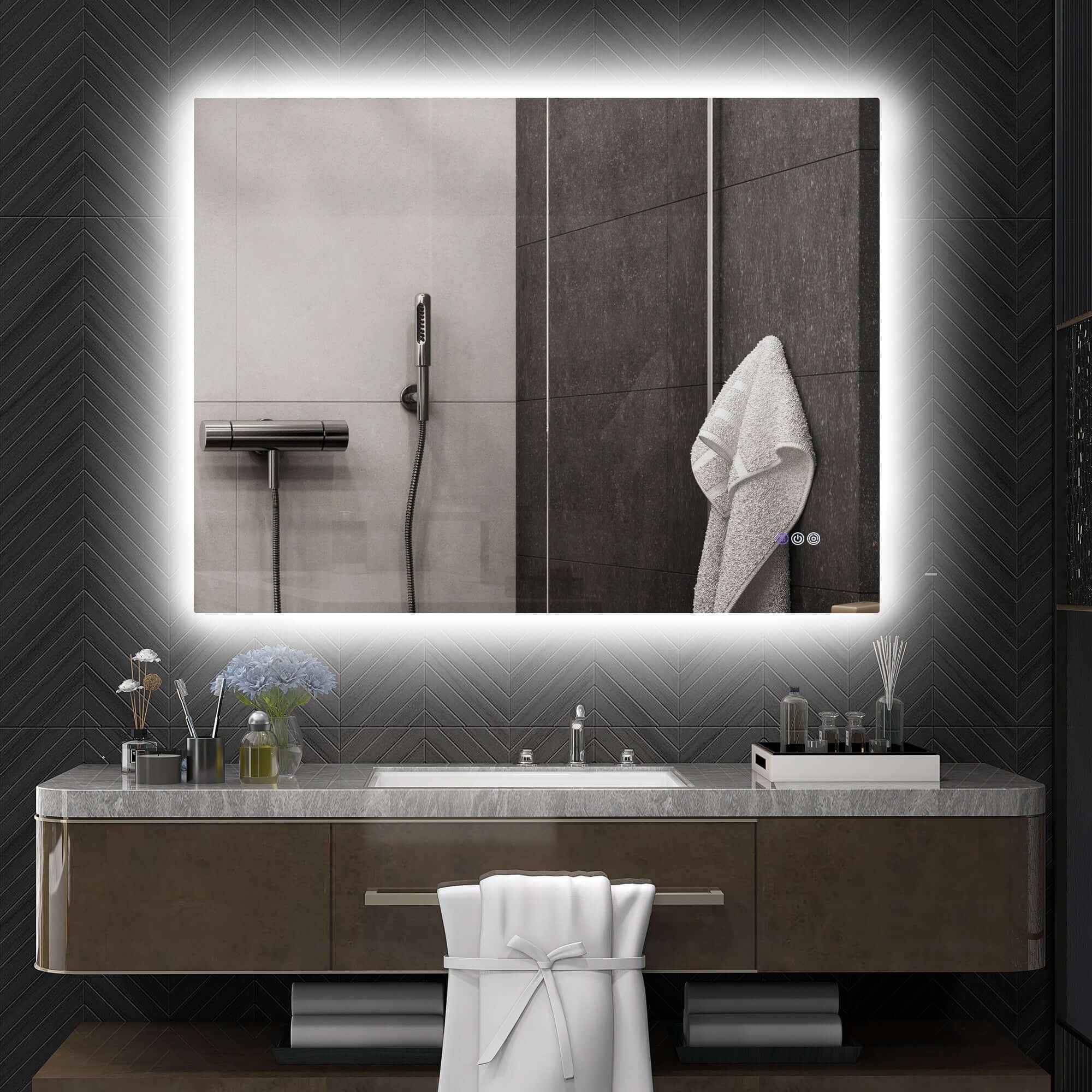 Transform Your Daily Routine with Our Backlit LED Bathroom Mirror - Nook & Nest