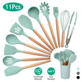 Elevate Your Cooking with Our Premium 11Pcs Silicone Cooking Utensil Set - Nook & Nest