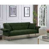 Convertible Futon Sofa Bed – 70 Inch, Folding Armrests