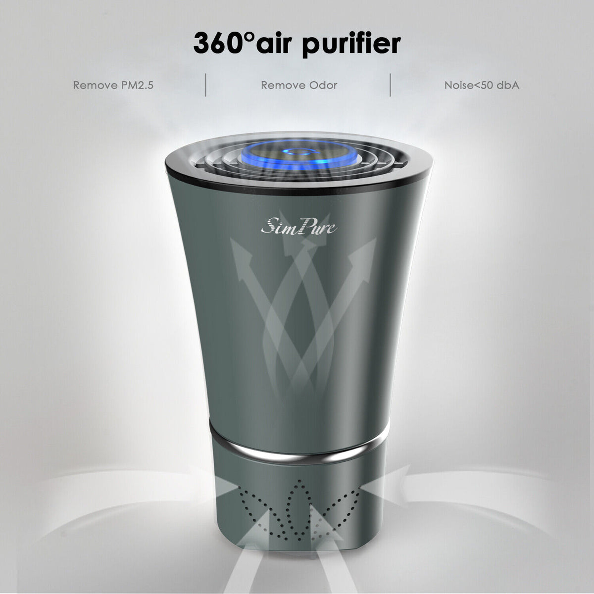 Mini Portable Air Purifier - Clean Air Anywhere for Home and Office - Nook & Nest