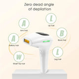 Professional Laser Epilator IPL Hair Removal Body Bikini Leg Depilatory Devic 900,000 Flashes 5 Levels Epilator Painless Electric Epilator Machine - Nook & Nest