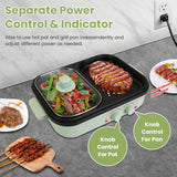 2-in-1 Electric Hot Pot and Grill - Nook & Nest