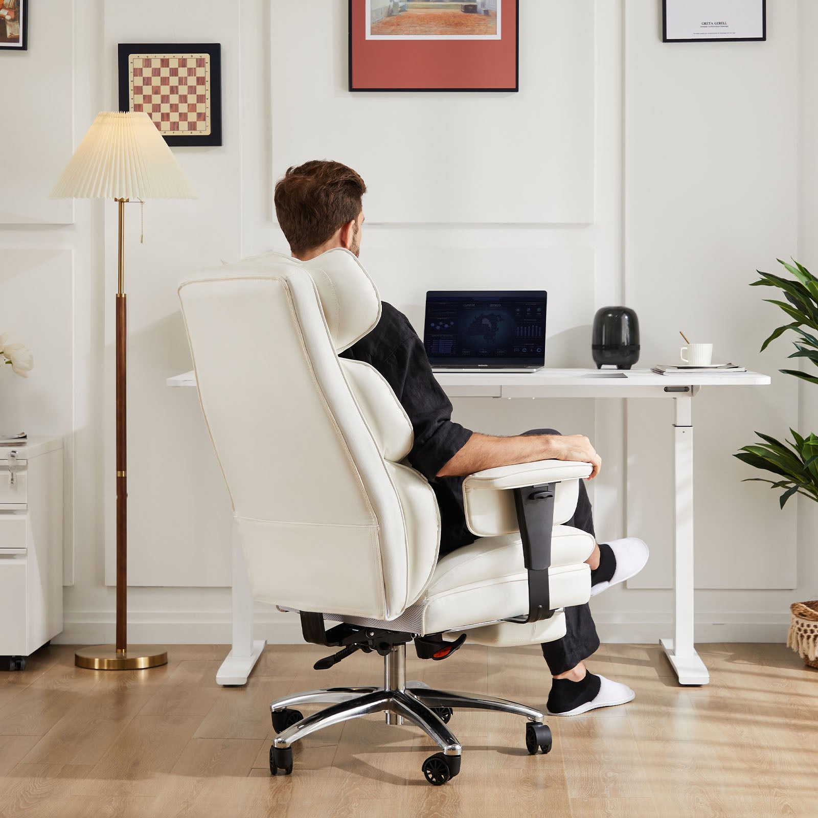 Elevate Your Comfort with Our Ergonomic Home Office Desk and Chair Set - Nook & Nest