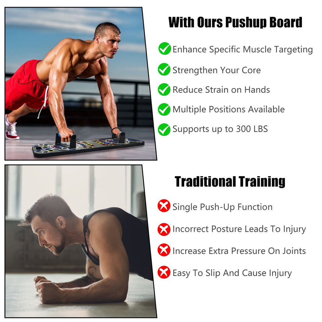 Transform Your Home Workouts with the Multifunctional Push Up Board – Your All-in-One Strength Training Solution - Nook & Nest