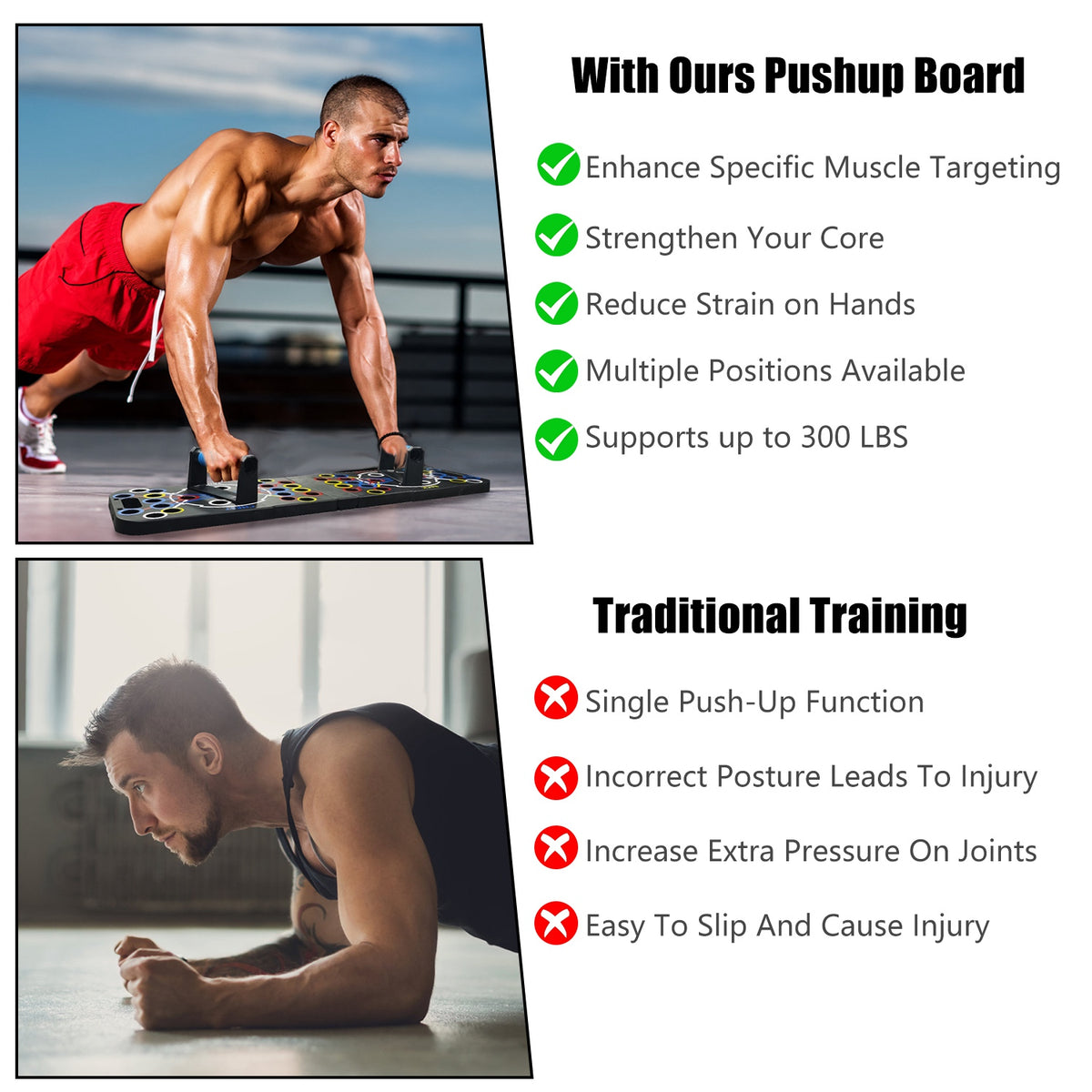 Transform Your Home Workouts with the Multifunctional Push Up Board – Your All-in-One Strength Training Solution - Nook & Nest